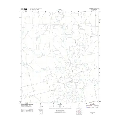 2012 Map of Cuthbert, 2012 Print