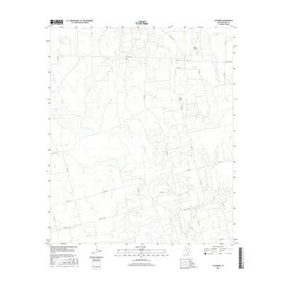 2016 Map of Cuthbert, 2016 Print