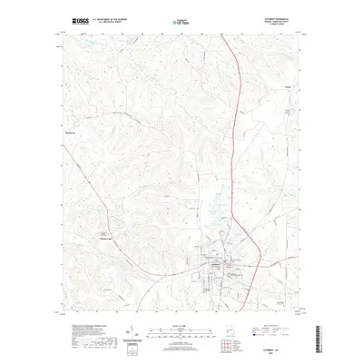 2020 Map of Cuthbert, 2020 Print