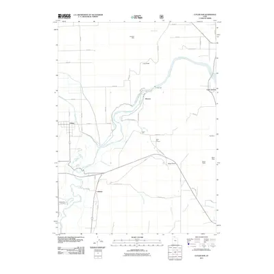2011 Map of Cutler Dam, 2011 Print