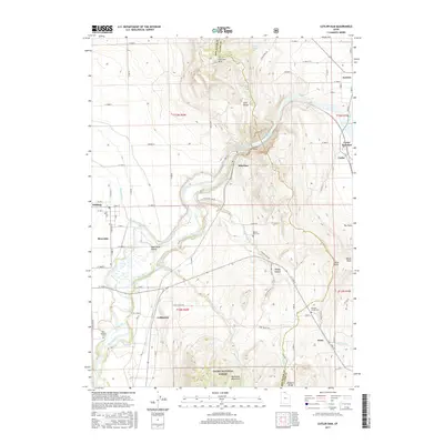 2017 Map of Cutler Dam, 2017 Print
