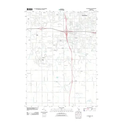 2011 Map of Cutlerville, 2011 Print