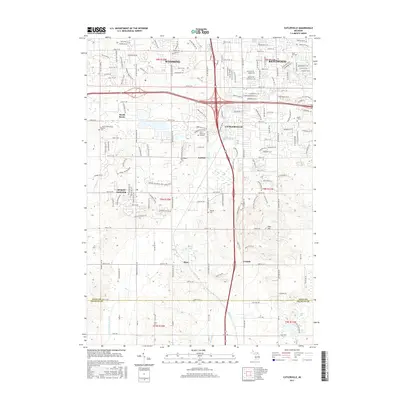 2017 Map of Cutlerville, 2017 Print