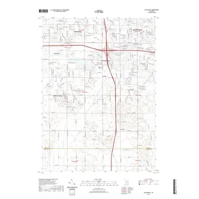 2019 Map of Cutlerville, 2019 Print