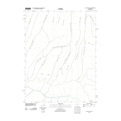 2010 Map of Cutoff Gulch, 2010 Print