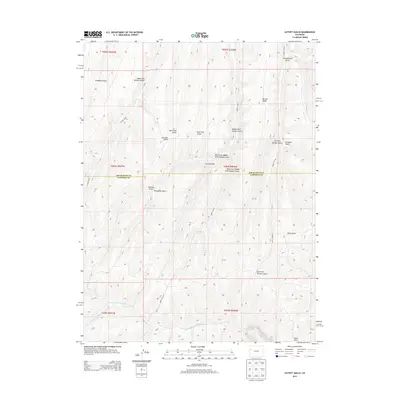 2013 Map of Cutoff Gulch, 2013 Print