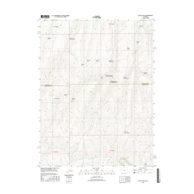 2016 Map of Cutoff Gulch, 2016 Print