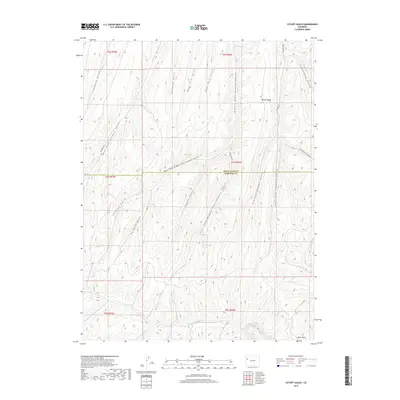 2019 Map of Cutoff Gulch, 2019 Print
