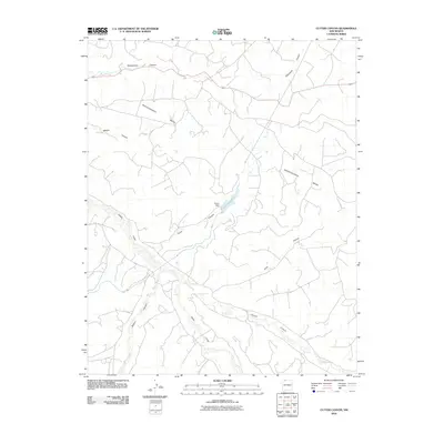 2010 Map of Cutter Canyon, 2010 Print