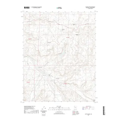 2020 Map of Cutter Canyon, 2020 Print