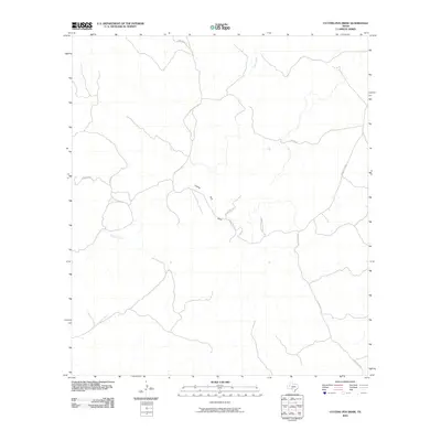 2010 Map of Cutting Pen Draw, 2010 Print