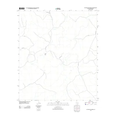 2012 Map of Cutting Pen Draw, 2012 Print