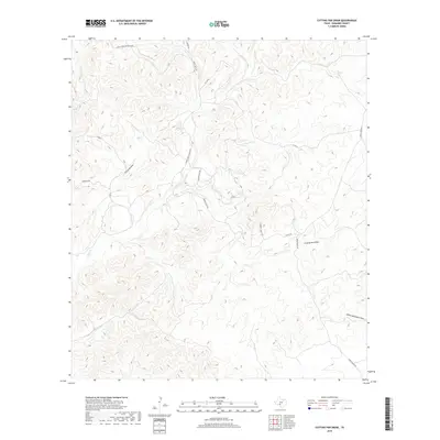 2019 Map of Cutting Pen Draw, 2019 Print