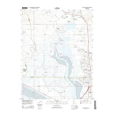2015 Map of Cuttings Wharf, 2015 Print