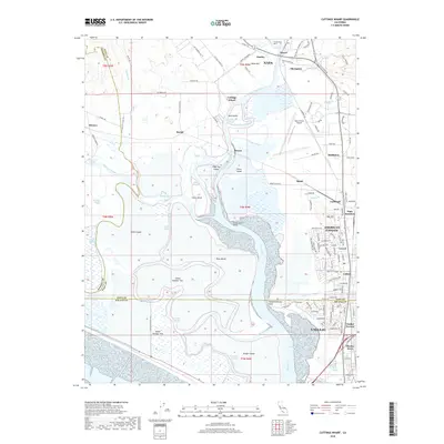 2018 Map of Cuttings Wharf, 2018 Print