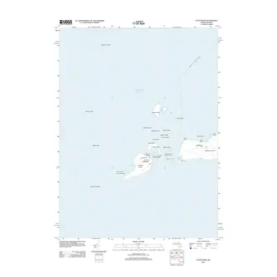 2012 Map of Cuttyhunk, 2012 Print