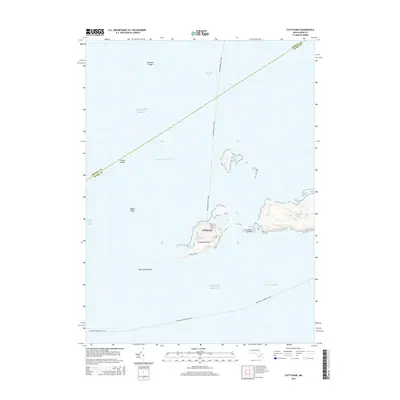 2015 Map of Cuttyhunk, 2015 Print