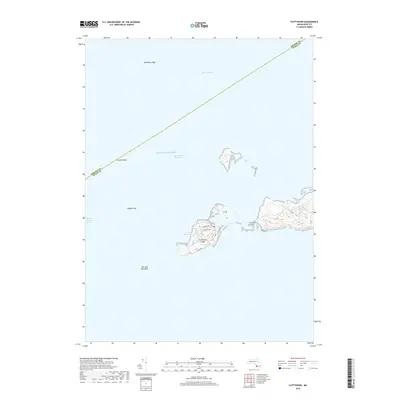2018 Map of Cuttyhunk, 2018 Print