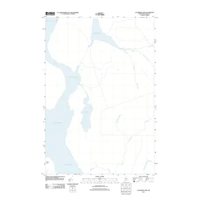 2011 Map of Cuxabexis Lake, 2011 Print