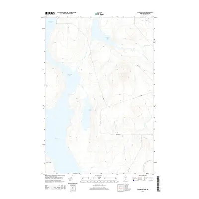 2014 Map of Cuxabexis Lake, 2014 Print