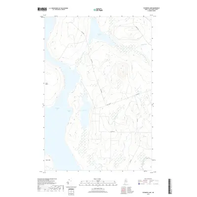 2018 Map of Cuxabexis Lake, 2018 Print