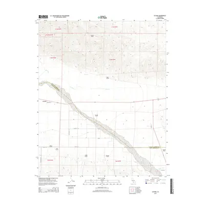 2015 Map of Cuyama, 2015 Print