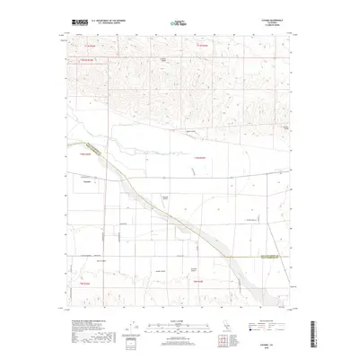 2018 Map of Cuyama, 2018 Print