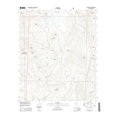 2015 Map of Cuyamaca Peak, 2015 Print