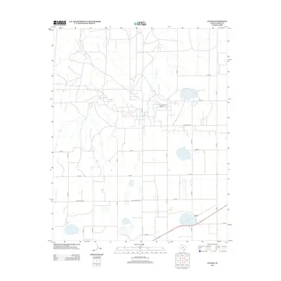 2012 Map of Cuyler, 2012 Print