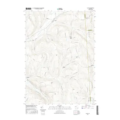 2016 Map of Cuyler, 2016 Print