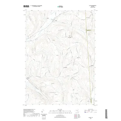 2019 Map of Cuyler, 2019 Print