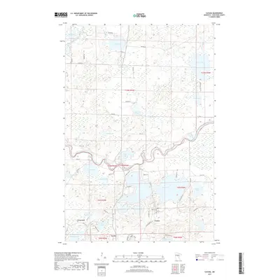 2019 Map of Cuyuna, 2019 Print