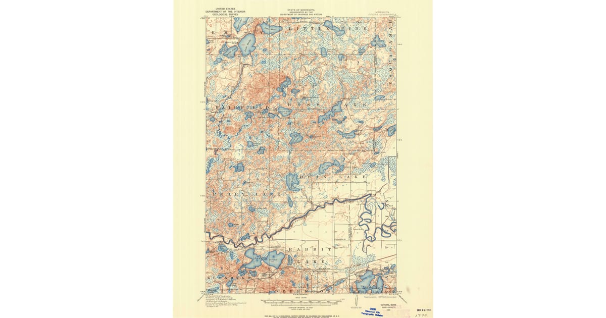 Old Maps of Emily MN for Genealogy - Cuyuna Crow Wing County Mn Usgs Topo 1913 P1963 Og 1200x630 