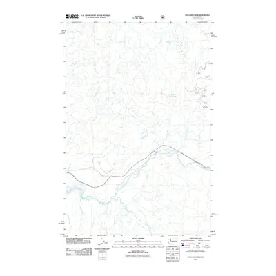 2011 Map of Cyclone Creek, 2011 Print