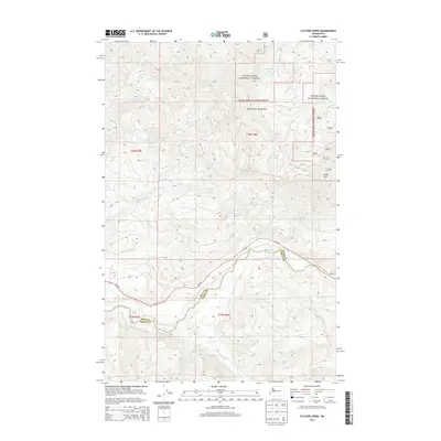 2014 Map of Cyclone Creek, 2014 Print