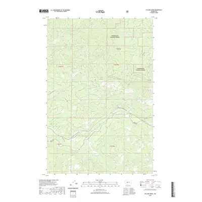 2020 Map of Cyclone Creek, 2020 Print