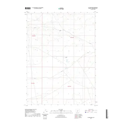 2017 Map of Cyclone Draw, 2017 Print