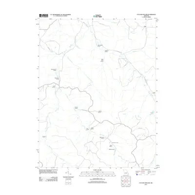 2012 Map of Cyclone Hollow, 2012 Print