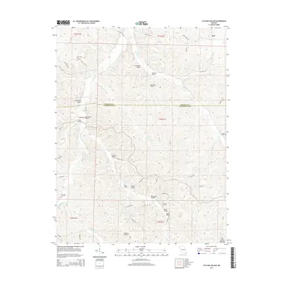 2015 Map of Cyclone Hollow, 2015 Print