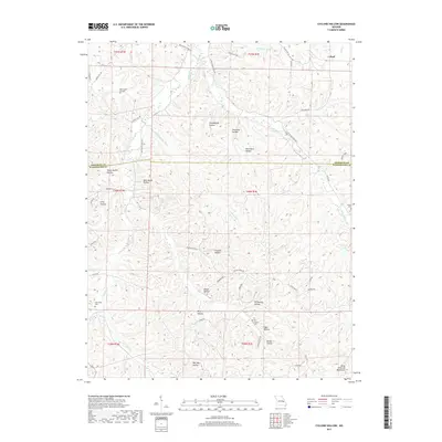 2017 Map of Cyclone Hollow, 2017 Print