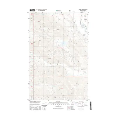 2014 Map of Cyclone Lake, 2014 Print