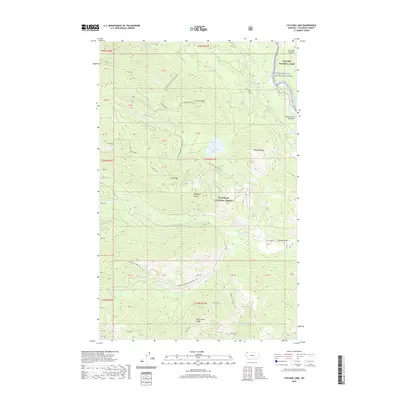 2020 Map of Cyclone Lake, 2020 Print