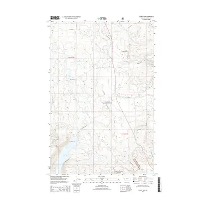 2014 Map of Cygnet Lake, 2014 Print