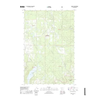 2020 Map of Cygnet Lake, 2020 Print