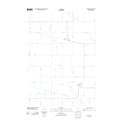 2013 Map of Cylinder, 2013 Print