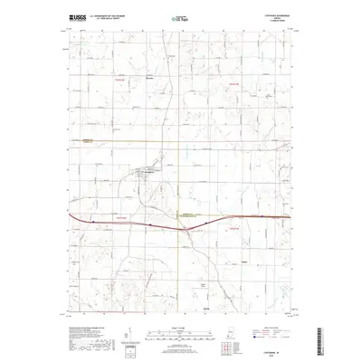 2019 Map of Cynthiana, 2019 Print