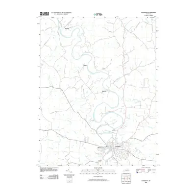 2010 Map of Cynthiana, 2010 Print