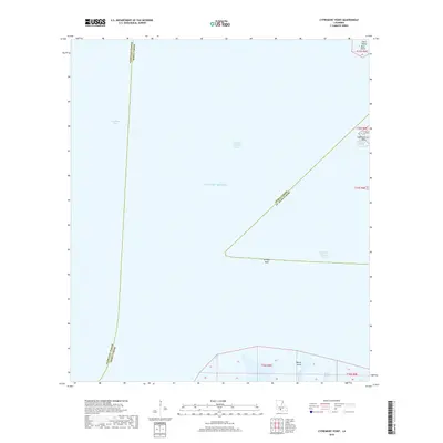 2018 Map of Cypremort Point, 2018 Print
