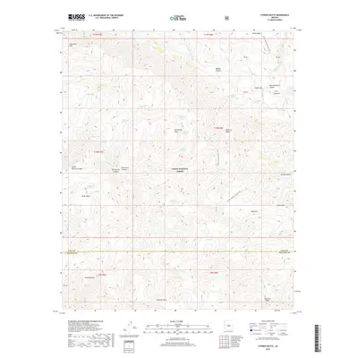 2018 Map of Cypress Butte, 2018 Print