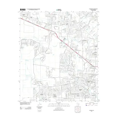 2013 Map of Cypress, 2013 Print